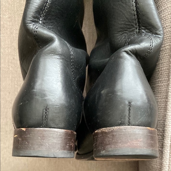 Frye Melissa Logo Tall Boots Size 9 - Picture 13 of 14